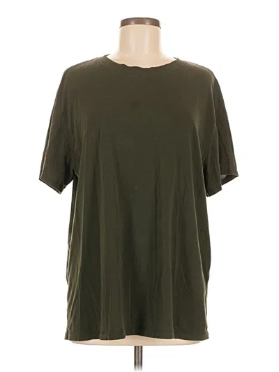 Pre-owned Lululemon Athletica Short Sleeve T-shirt In Green