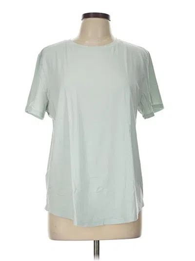 Pre-owned Lululemon Athletica Short Sleeve T-shirt In Green