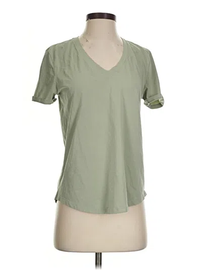 Pre-owned Lululemon Athletica Short Sleeve T-shirt In Green