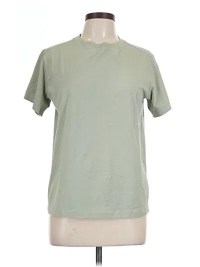 Pre-owned Lululemon Athletica Short Sleeve T-shirt In Green