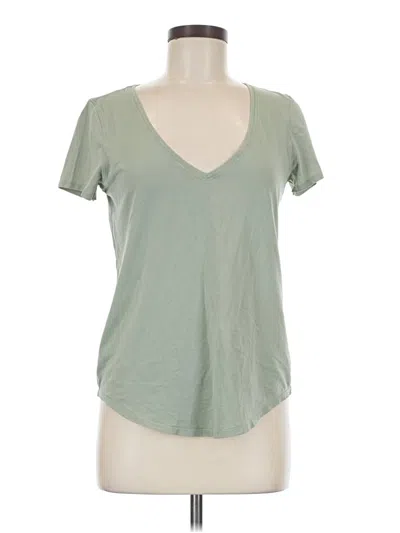 Pre-owned Lululemon Athletica Short Sleeve T-shirt In Green