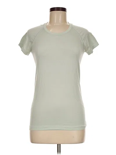 Pre-owned Lululemon Athletica Short Sleeve T-shirt In Green