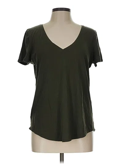 Pre-owned Lululemon Athletica Short Sleeve T-shirt In Green
