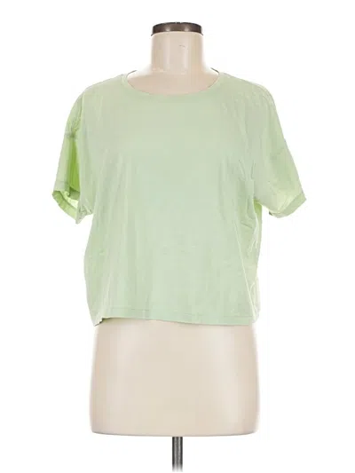 Pre-owned Lululemon Athletica Short Sleeve T-shirt In Green