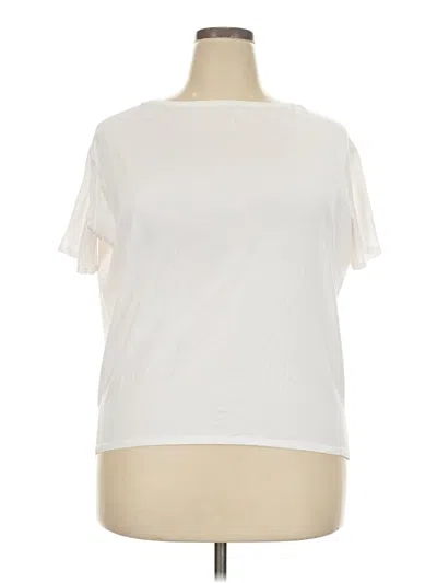 Pre-owned Lululemon Athletica Short Sleeve T-shirt In Ivory