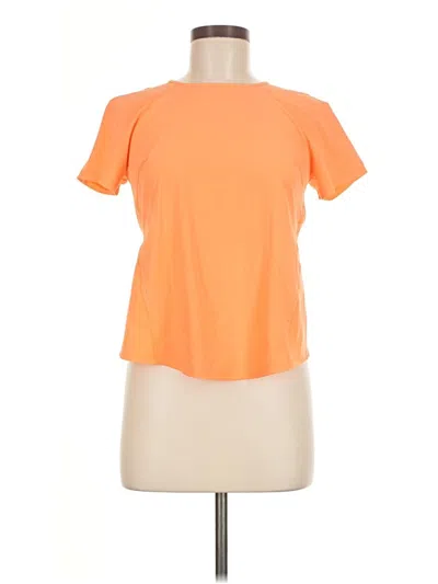 Pre-owned Lululemon Athletica Short Sleeve T-shirt In Orange