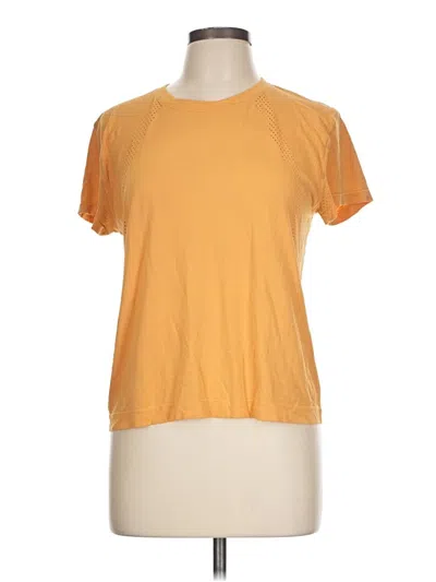 Pre-owned Lululemon Athletica Short Sleeve T-shirt In Orange