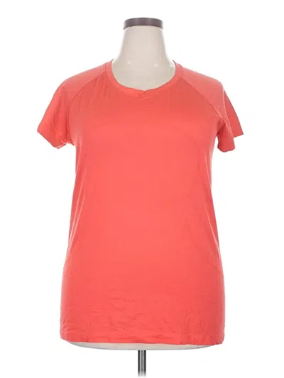 Pre-owned Lululemon Athletica Short Sleeve T-shirt In Orange