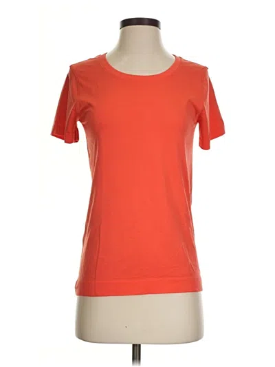 Pre-owned Lululemon Athletica Short Sleeve T-shirt In Orange