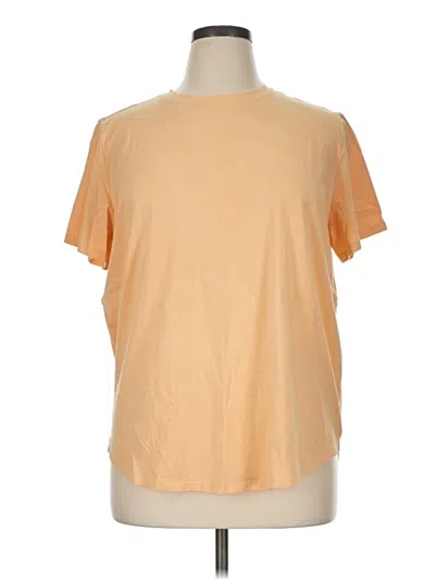 Pre-owned Lululemon Athletica Short Sleeve T-shirt In Orange