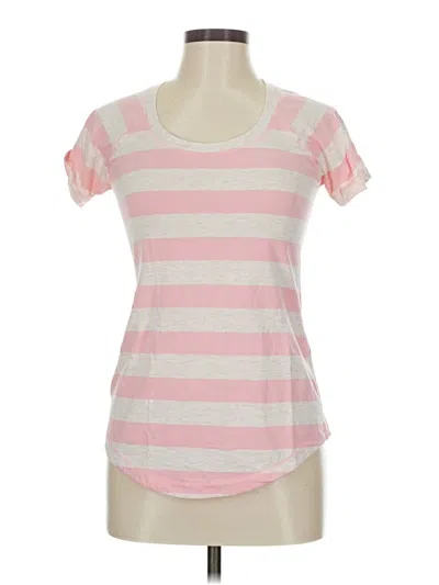 Pre-owned Lululemon Athletica Short Sleeve T-shirt In Pink