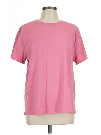 Pre-owned Lululemon Athletica Short Sleeve T-shirt In Pink