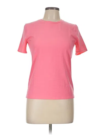 Pre-owned Lululemon Athletica Short Sleeve T-shirt In Pink