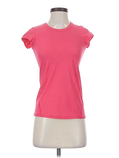 Pre-owned Lululemon Athletica Short Sleeve T-shirt In Pink