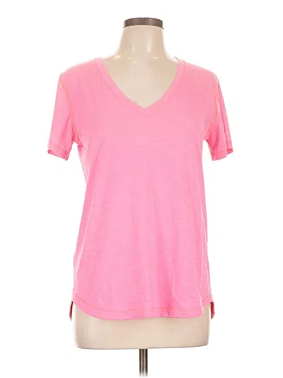 Pre-owned Lululemon Athletica Short Sleeve T-shirt In Pink