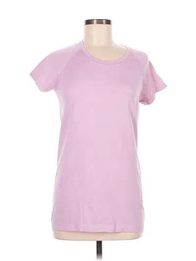 Pre-owned Lululemon Athletica Short Sleeve T-shirt In Pink