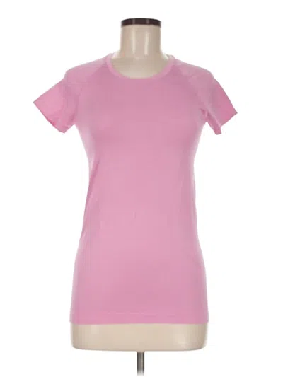 Pre-owned Lululemon Athletica Short Sleeve T-shirt In Pink