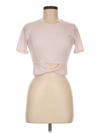 Pre-owned Lululemon Athletica Short Sleeve T-shirt In Pink