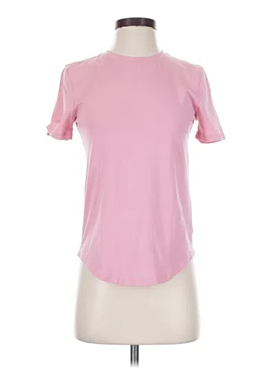 Pre-owned Lululemon Athletica Short Sleeve T-shirt In Pink