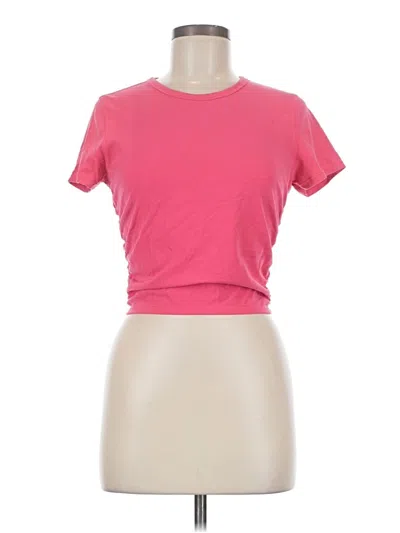Pre-owned Lululemon Athletica Short Sleeve T-shirt In Pink