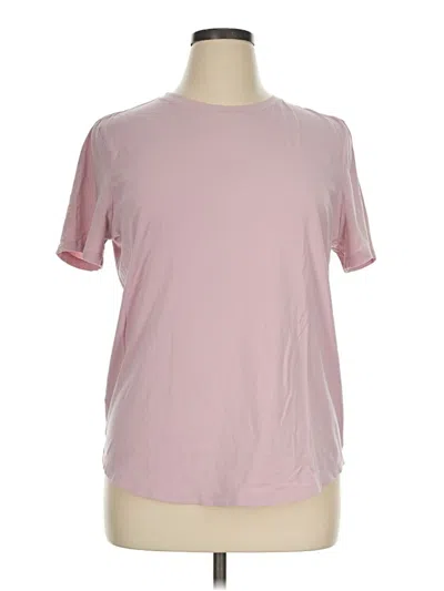 Pre-owned Lululemon Athletica Short Sleeve T-shirt In Pink