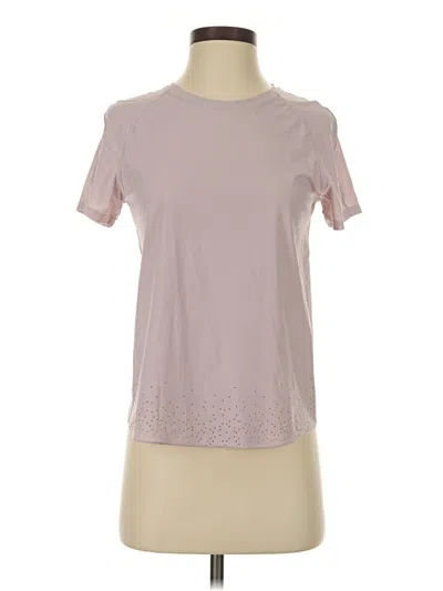 Pre-owned Lululemon Athletica Short Sleeve T-shirt In Pink