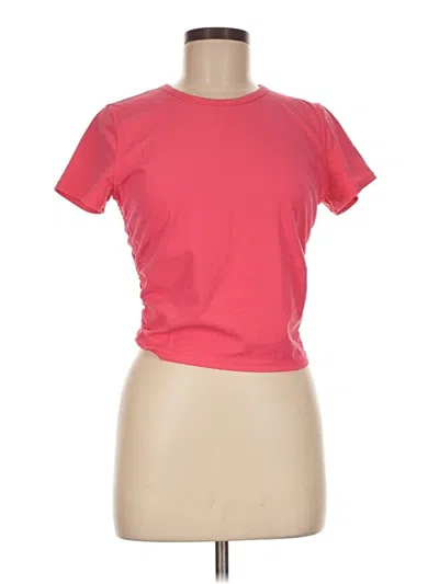 Pre-owned Lululemon Athletica Short Sleeve T-shirt In Pink