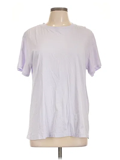 Pre-owned Lululemon Athletica Short Sleeve T-shirt In Purple