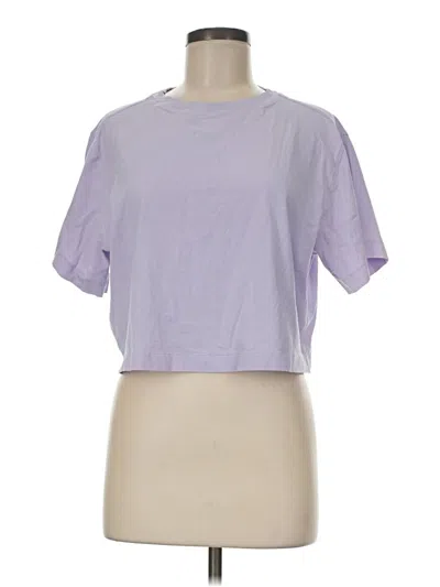 Pre-owned Lululemon Athletica Short Sleeve T-shirt In Purple