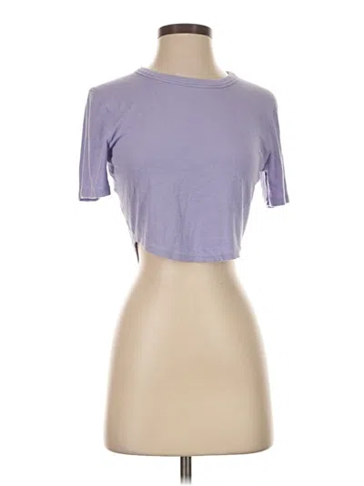 Pre-owned Lululemon Athletica Short Sleeve T-shirt In Purple