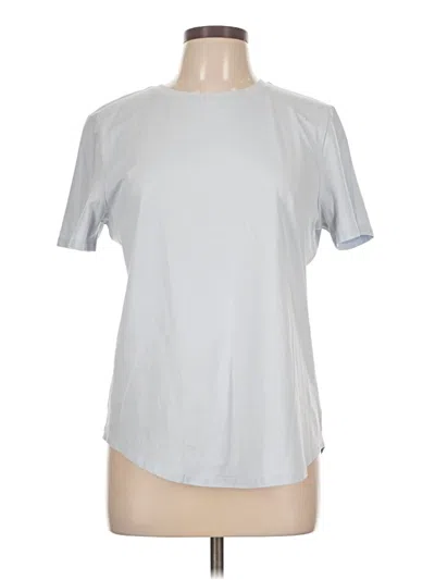 Pre-owned Lululemon Athletica Short Sleeve T-shirt In Silver