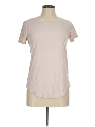 Pre-owned Lululemon Athletica Short Sleeve T-shirt In Tan