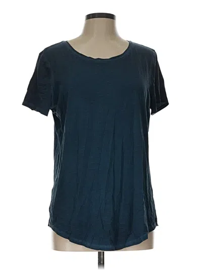 Pre-owned Lululemon Athletica Short Sleeve T-shirt In Teal