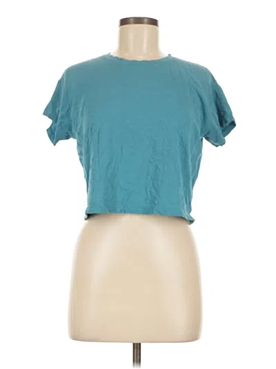 Pre-owned Lululemon Athletica Short Sleeve T-shirt In Teal