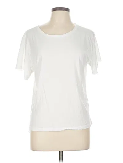 Pre-owned Lululemon Athletica Short Sleeve T-shirt In White