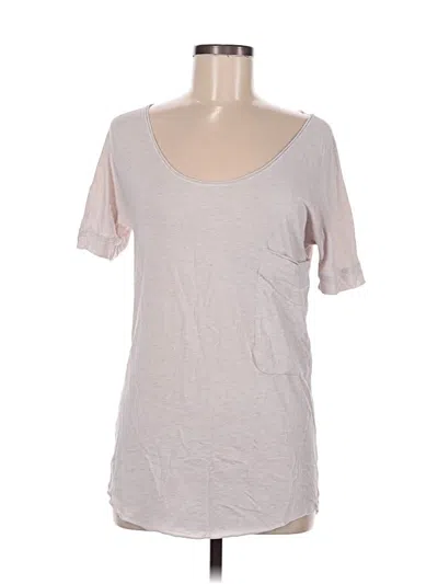 Pre-owned Lululemon Athletica Short Sleeve T-shirt In White