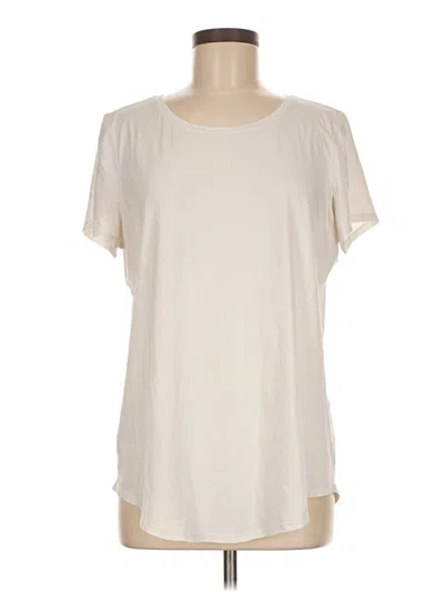 Pre-owned Lululemon Athletica Short Sleeve T-shirt In White