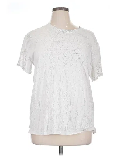Pre-owned Lululemon Athletica Short Sleeve T-shirt In White