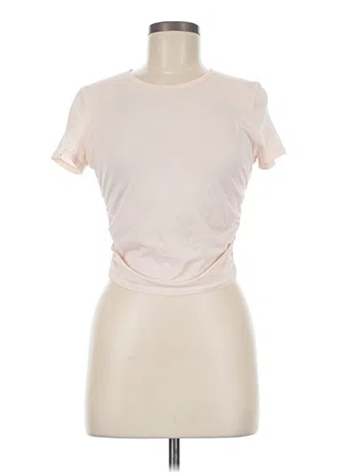 Pre-owned Lululemon Athletica Short Sleeve T-shirt In White