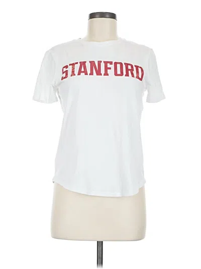 Pre-owned Lululemon Athletica Short Sleeve T-shirt In White