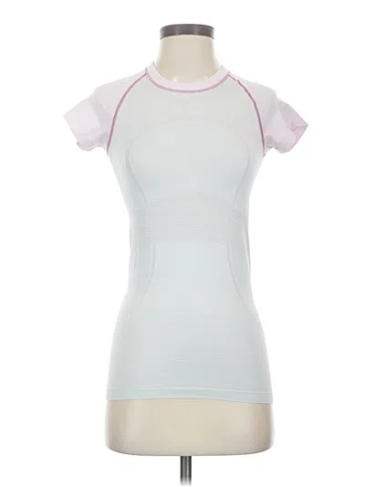 Pre-owned Lululemon Athletica Short Sleeve T-shirt In White