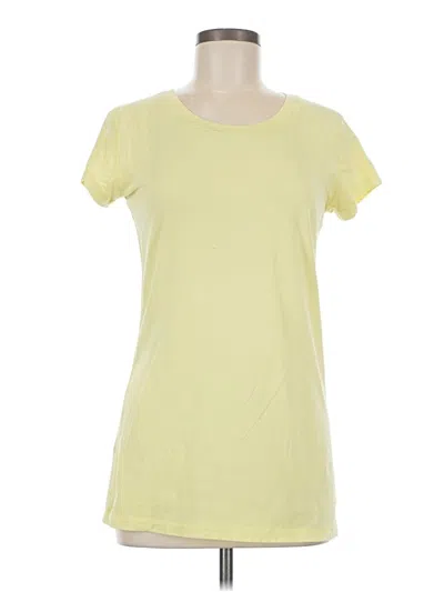 Pre-owned Lululemon Athletica Short Sleeve T-shirt In Yellow
