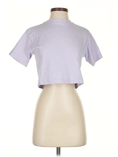Pre-owned Lululemon Athletica Short Sleeve Turtleneck In Purple