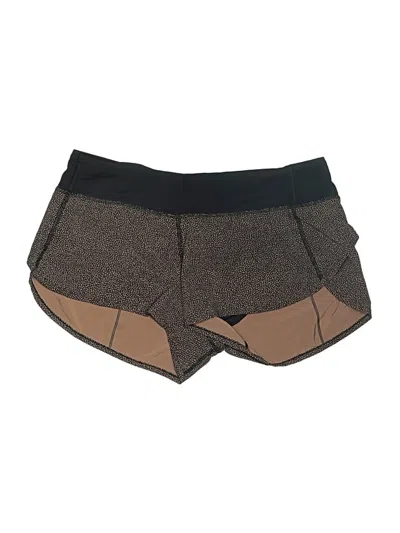 Pre-owned Lululemon Athletica Shorts In Brown