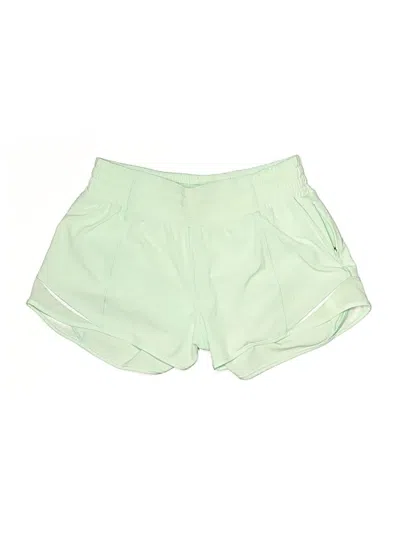 Pre-owned Lululemon Athletica Shorts In Green