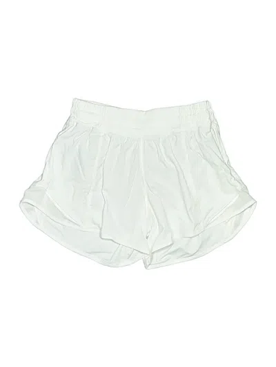 Pre-owned Lululemon Athletica Shorts In Ivory