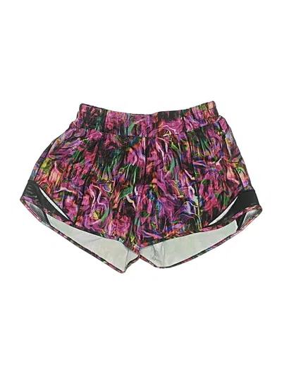 Pre-owned Lululemon Athletica Shorts In Purple