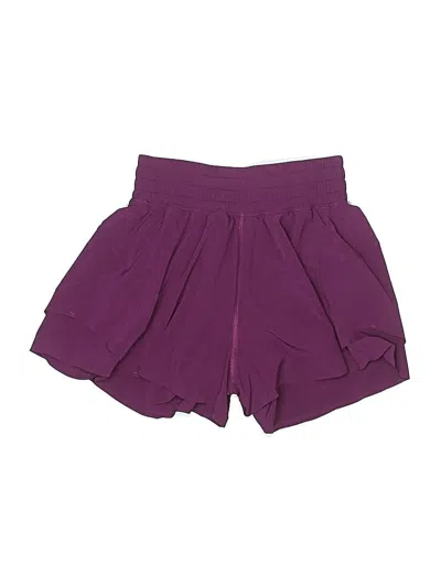 Pre-owned Lululemon Athletica Shorts In Purple