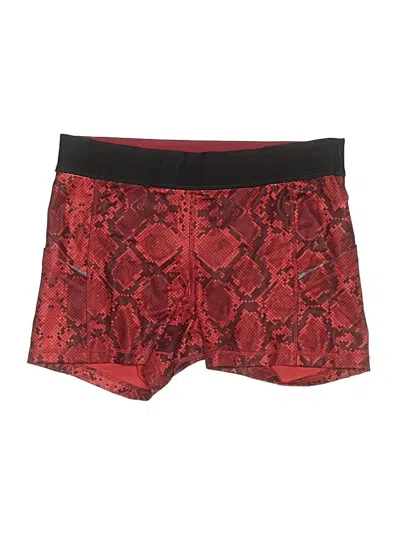 Pre-owned Lululemon Athletica Shorts In Red