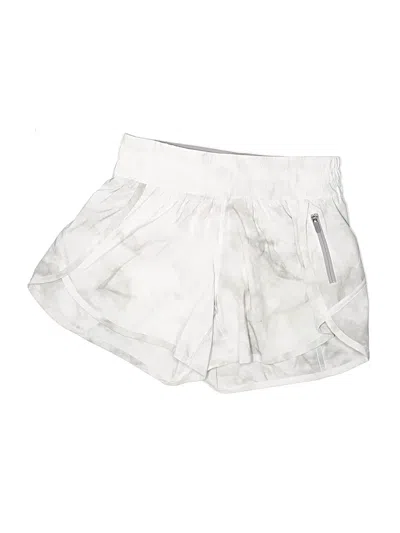 Pre-owned Lululemon Athletica Shorts In Silver